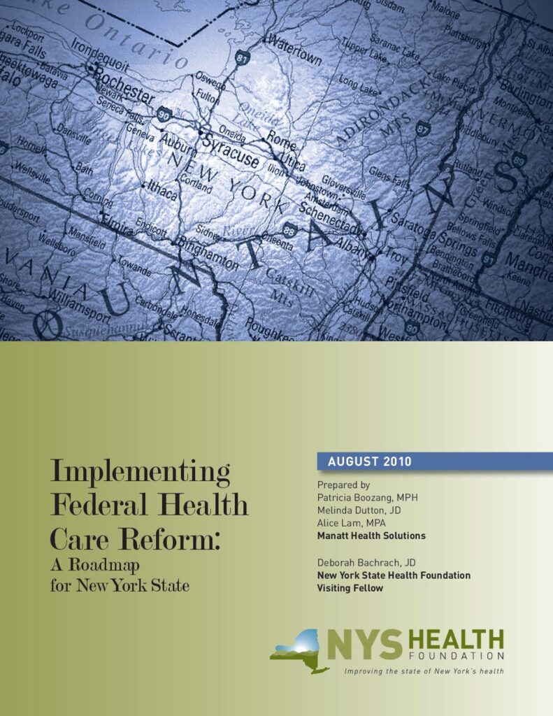 Mapping ACA Implementation in New York State